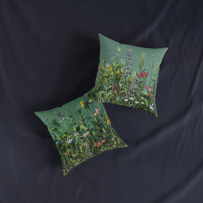 Wild Meadow 2 - Square Pillow -UK