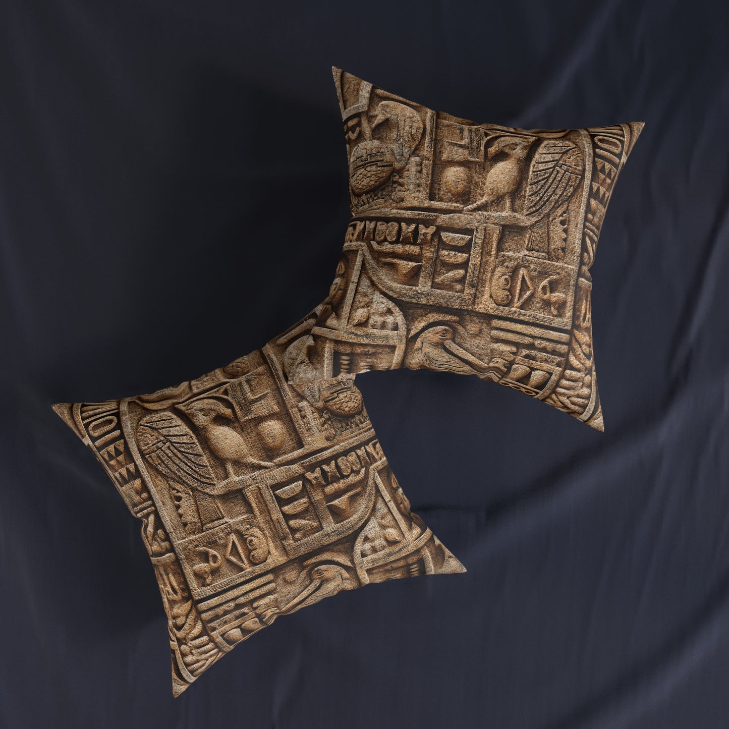 Ancient Egyptian Sandstone Love Letter - Square Pillow - UK