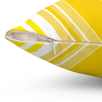 Lemon Sherbet - Spun Polyester Square Pillow - USA