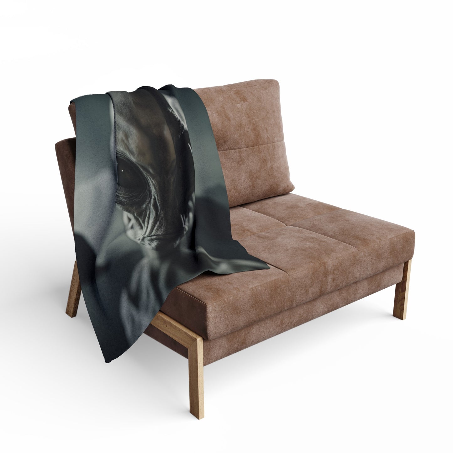 Alien Visitor  -  Arctic Fleece Blanket - USA