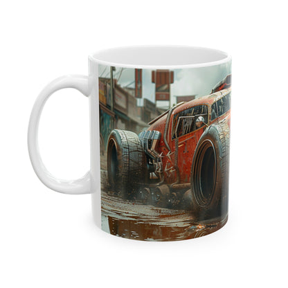 Car 1 Ceramic Mug, (11oz, 15oz) - USA