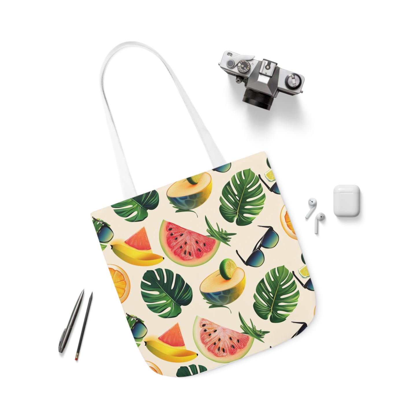 Summertime #2 - Polyester Canvas Tote Bag (AOP)