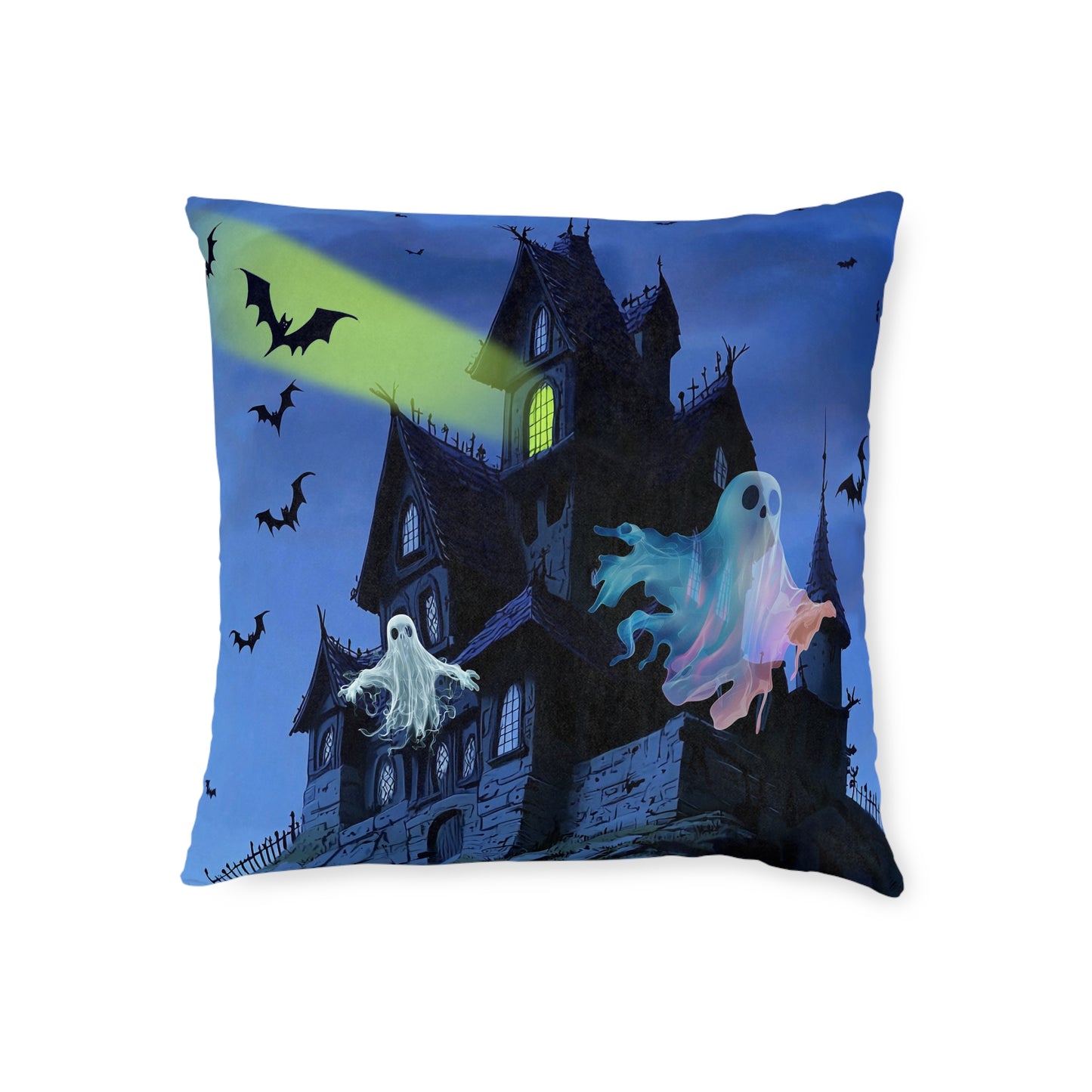 Haunted House - Square Pillow - UK