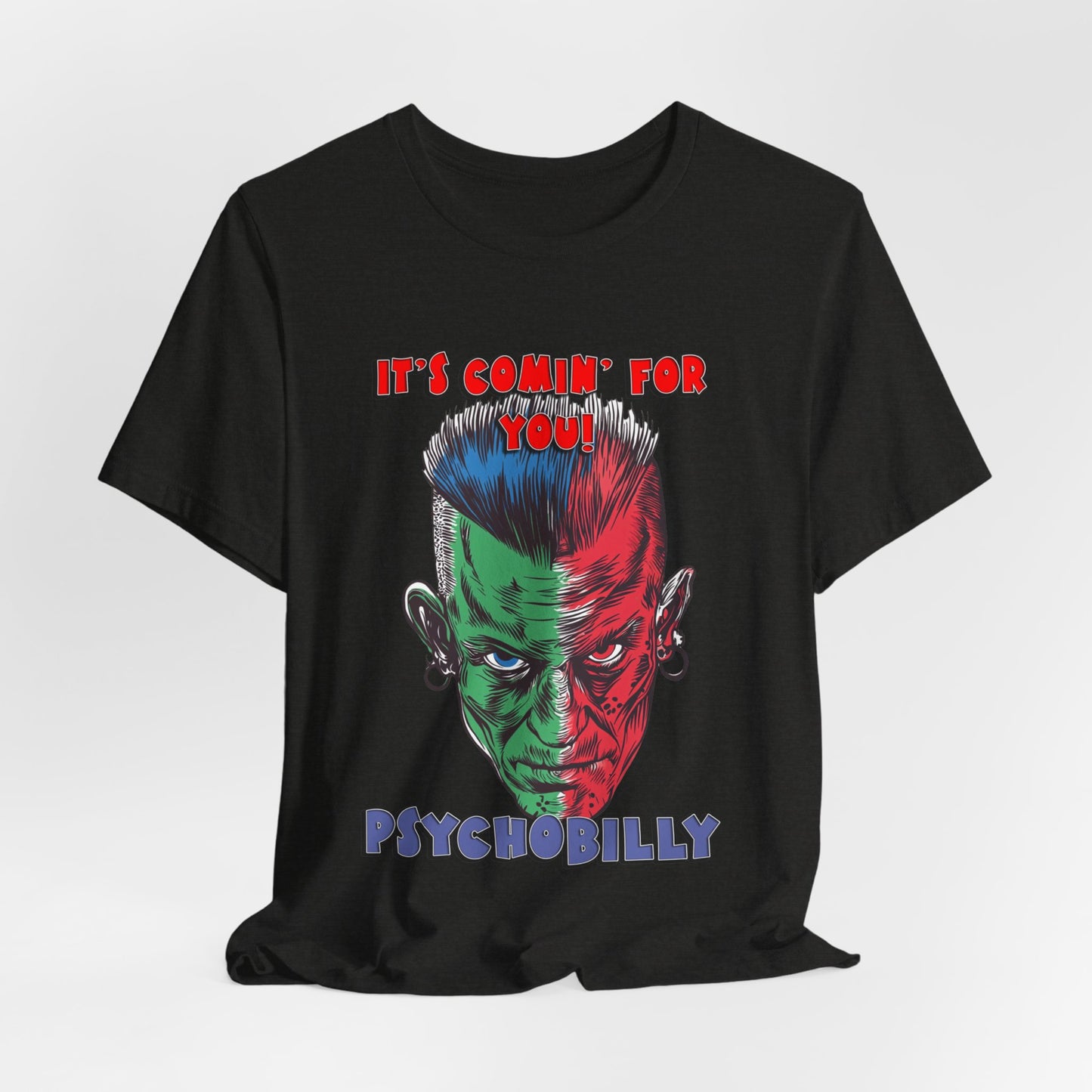 Psychobilly 1 - Jersey Short Sleeve Tee - USA