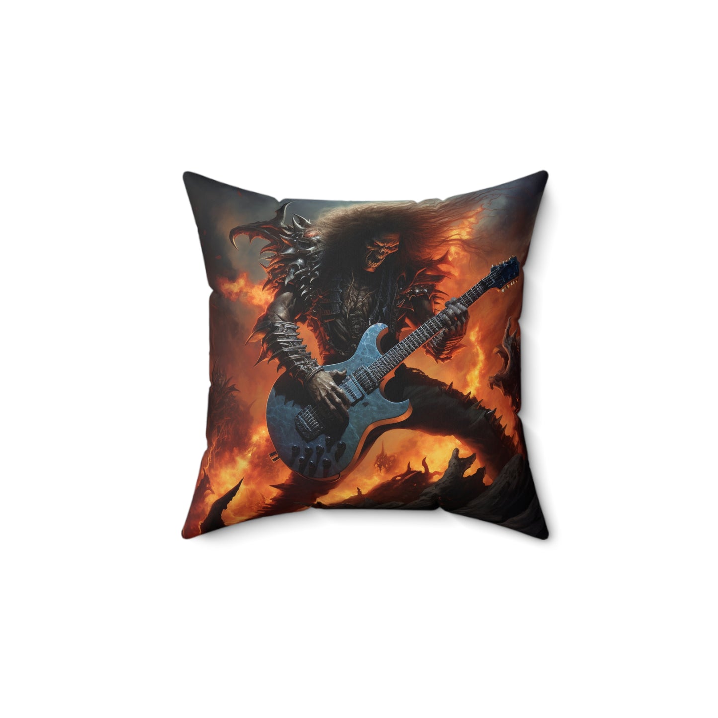 Heavy Metal #2  - Spun Polyester Pillow - USA