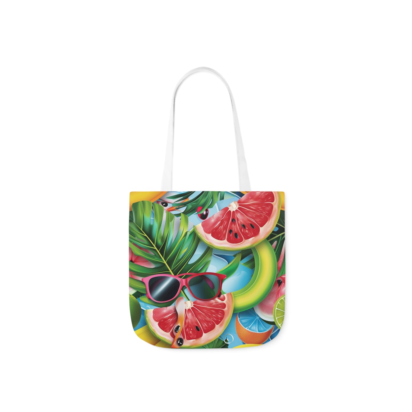 Summertime #3 - Polyester Canvas Tote Bag (AOP)