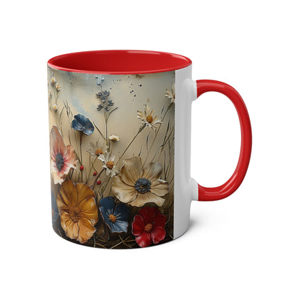 **Pressed Wild Flowers #2 - Coffee Mug 11oz  UK