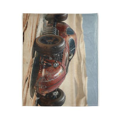 Steampunk Racer #4 - Soft Polyester Blanket