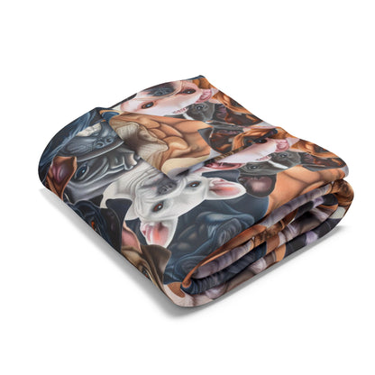Dog Collage #2 Arctic Fleece Blanket - USA