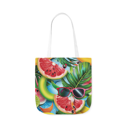 Summertime #3 - Polyester Canvas Tote Bag (AOP)