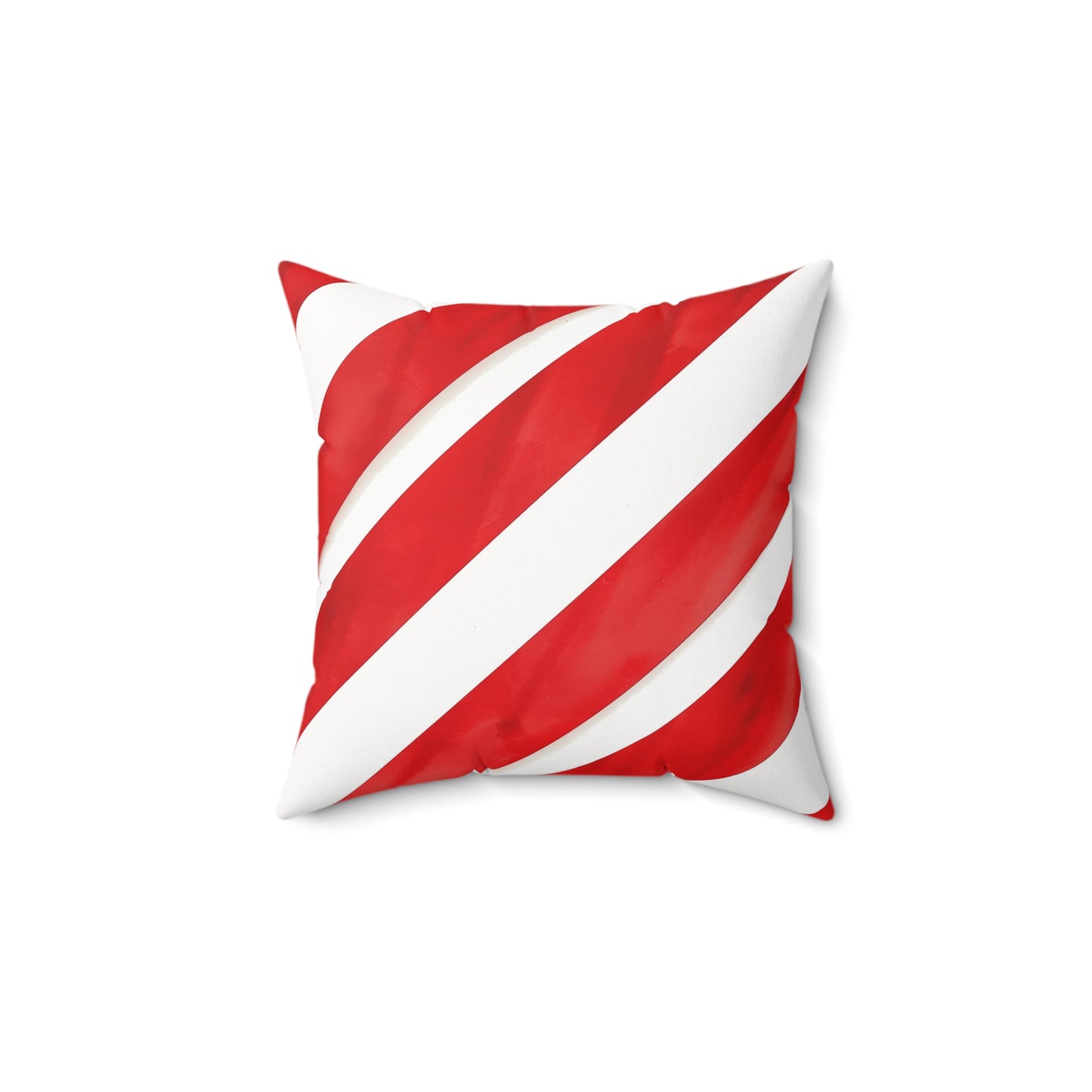 Strawberries and Cream - Spun Polyester Square Pillow - USA