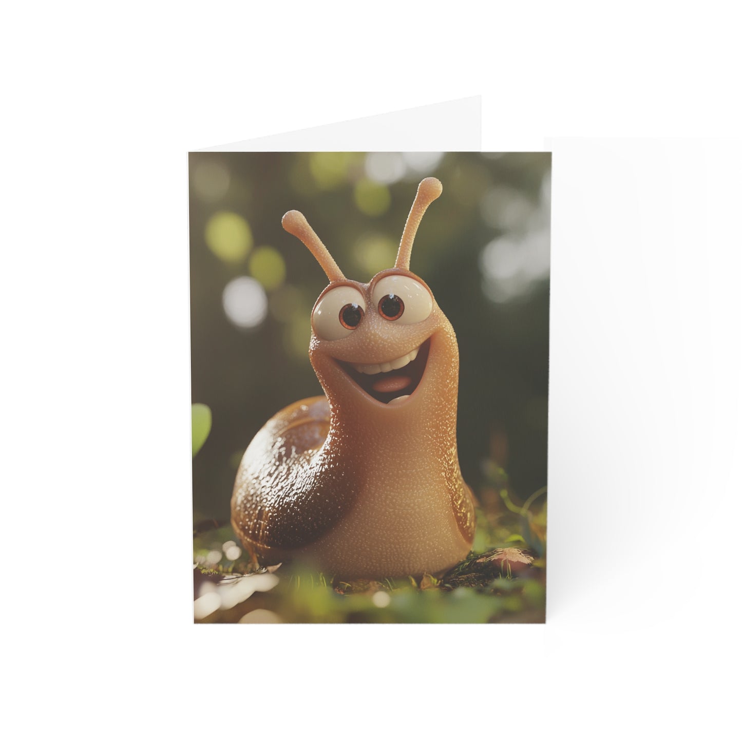 Happy Snail Blank Cards - Set of 1, 10, 30, or 50pcs for All Occasions - USA