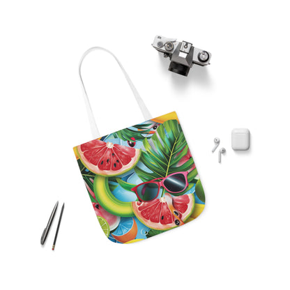 Summertime #3 - Polyester Canvas Tote Bag (AOP)