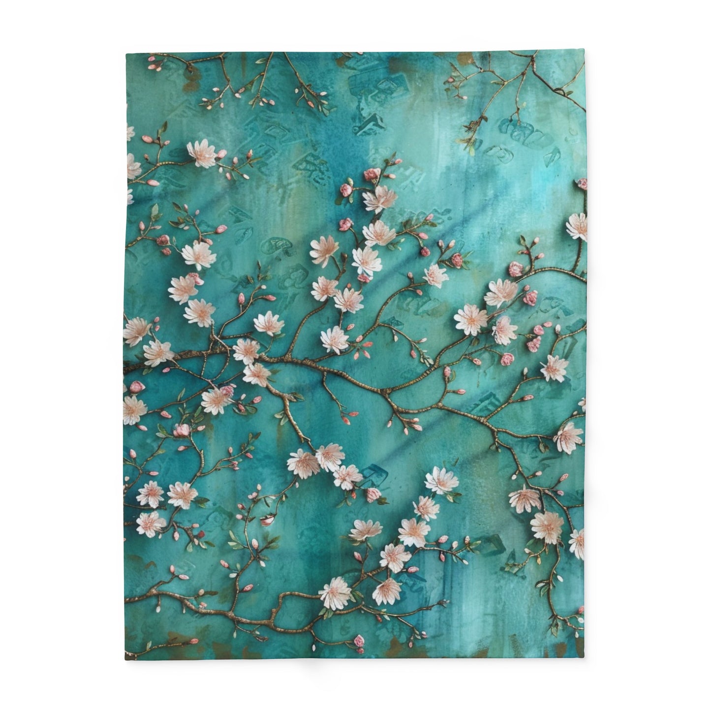 Floral Arctic Fleece Blanket - UK, EU