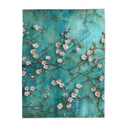 Floral Arctic Fleece Blanket - UK, EU