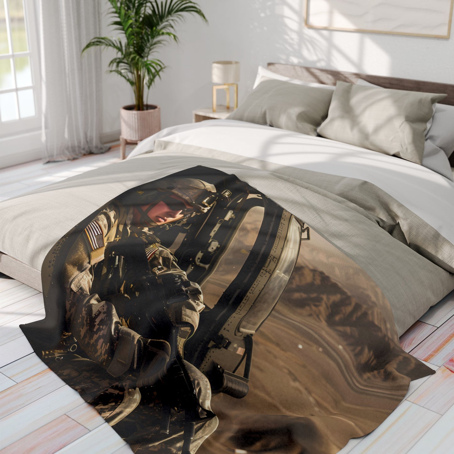 Black Hawk 5 Arctic Fleece Blanket - USA