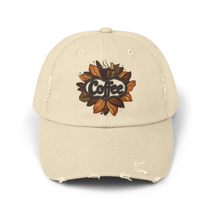 Vintage Style Hat 3 for Coffee Lovers - Unisex Distressed Coffee Cap - USA