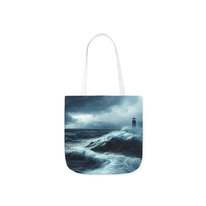 Seascape #2 - Polyester Canvas Tote Bag (AOP)