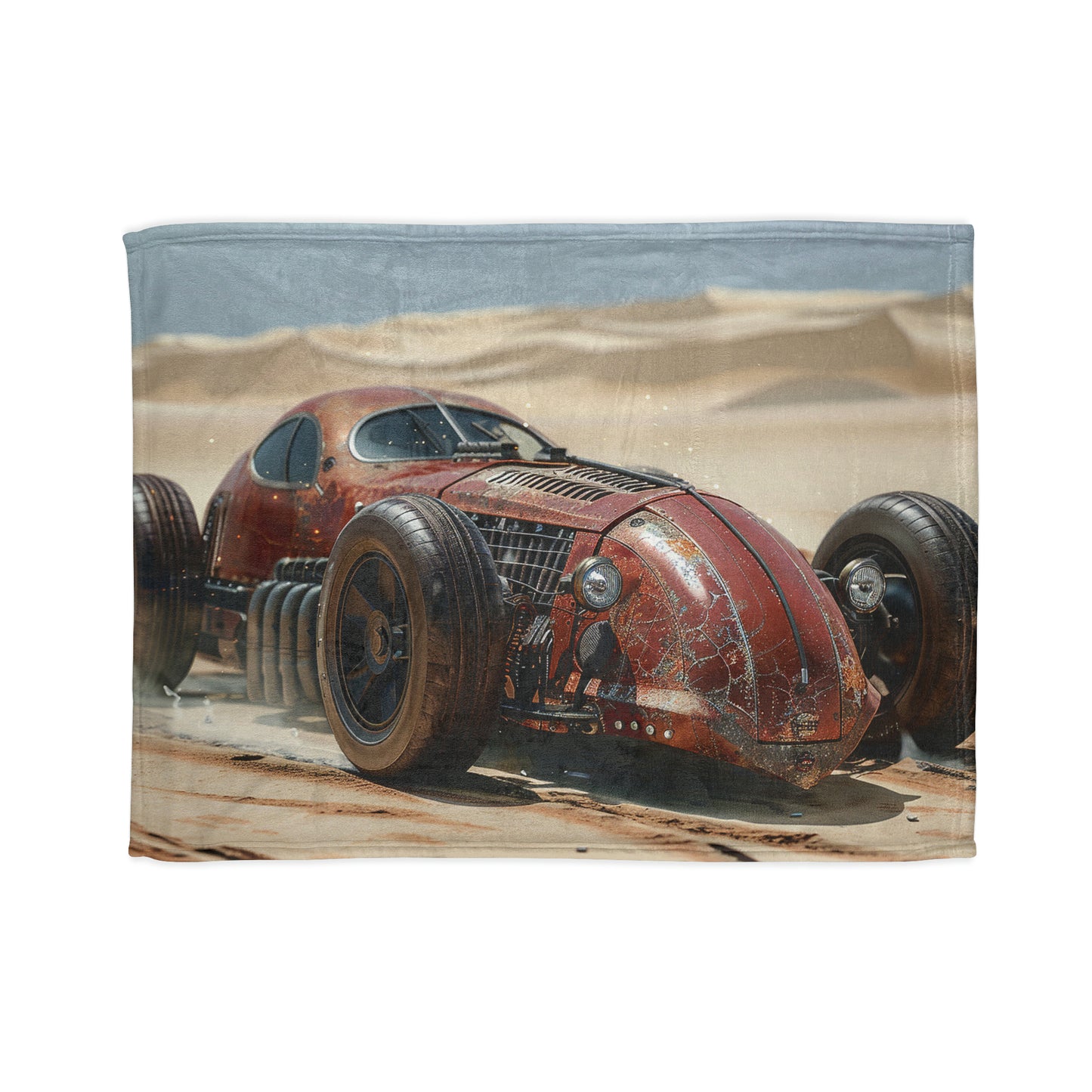 Steampunk Racer #4 - Soft Polyester Blanket