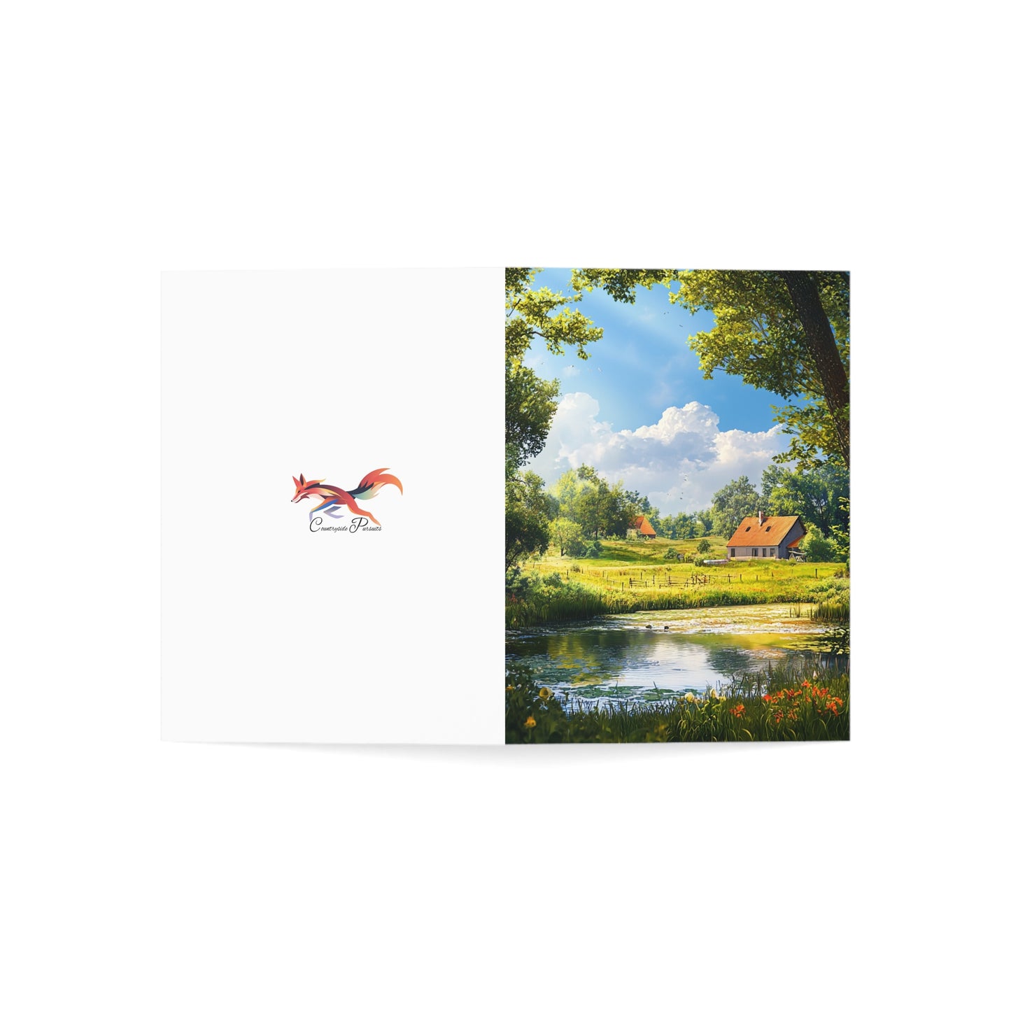 Pretty English Countryside 2 - Greeting Cards - Set of 1, 10, 30, or 50pcs for All Occasions - USA