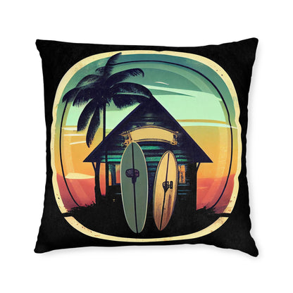 Surf Shack - Square Pillow - UK