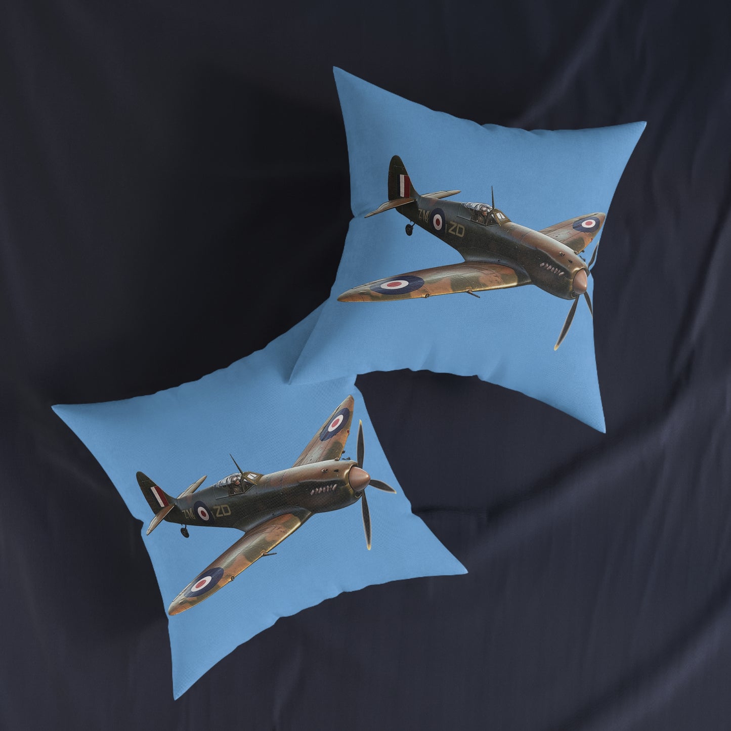 Spitfire - Square Pillow - UK