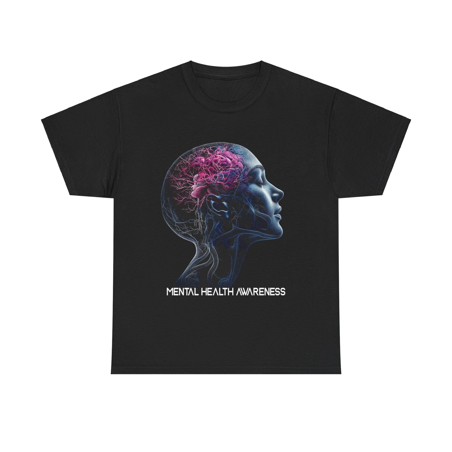 Mental Health Awareness - Unisex Heavy Cotton Tee UK