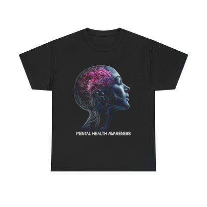 Mental Health Awareness - Unisex Heavy Cotton Tee UK
