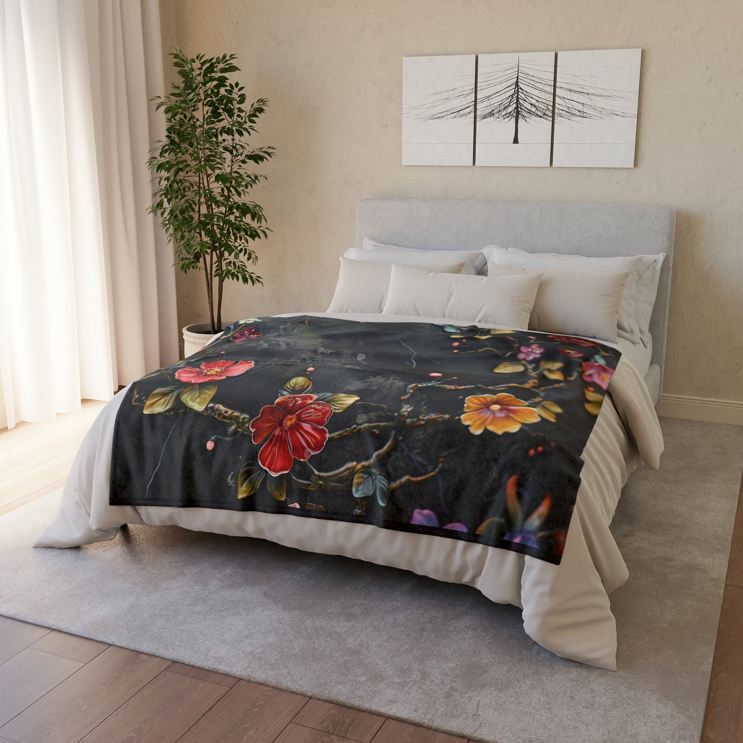 Chinoiseries #a14 - Soft Polyester Blanket