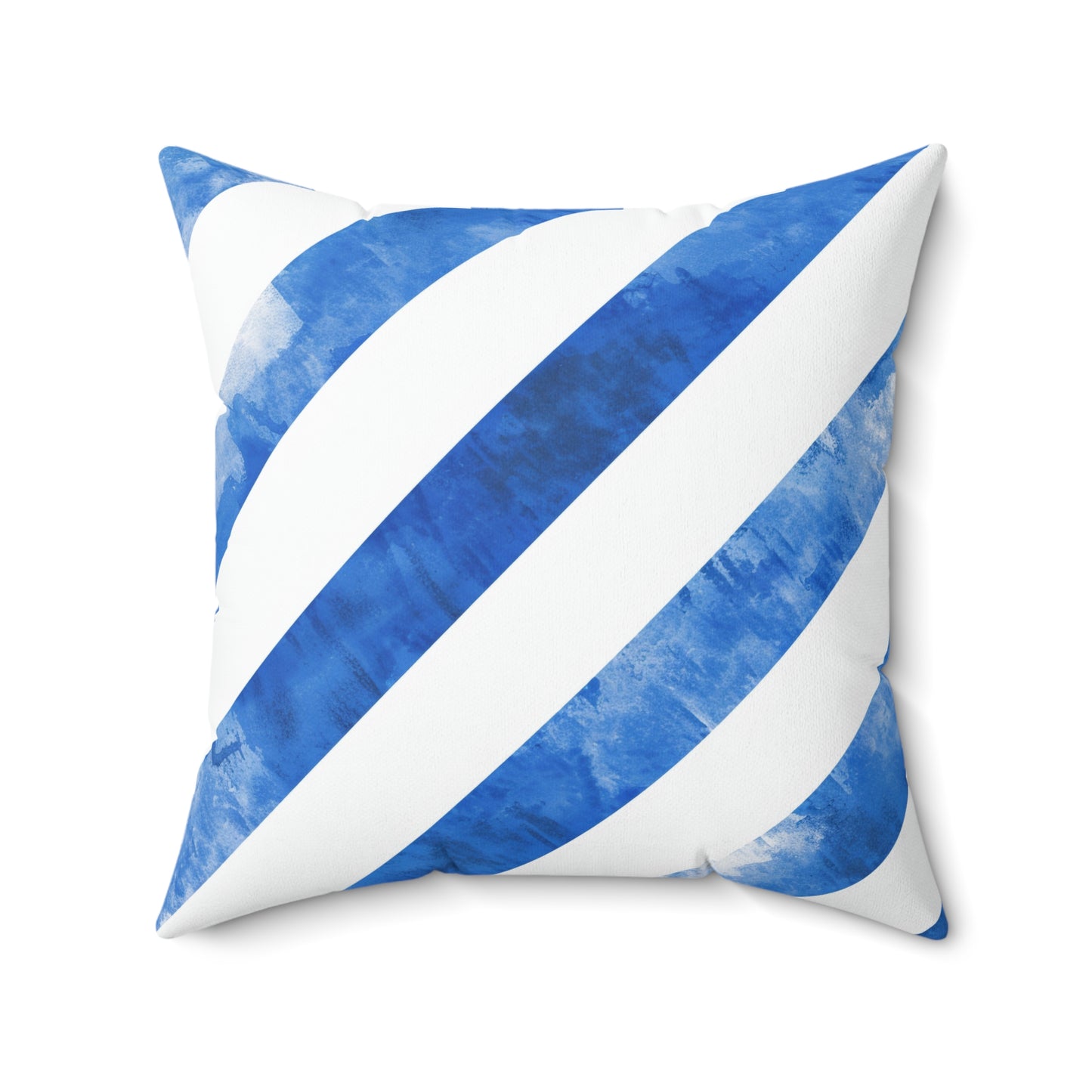 Ice Blue Popsicle - Spun Polyester Square Pillow - USA
