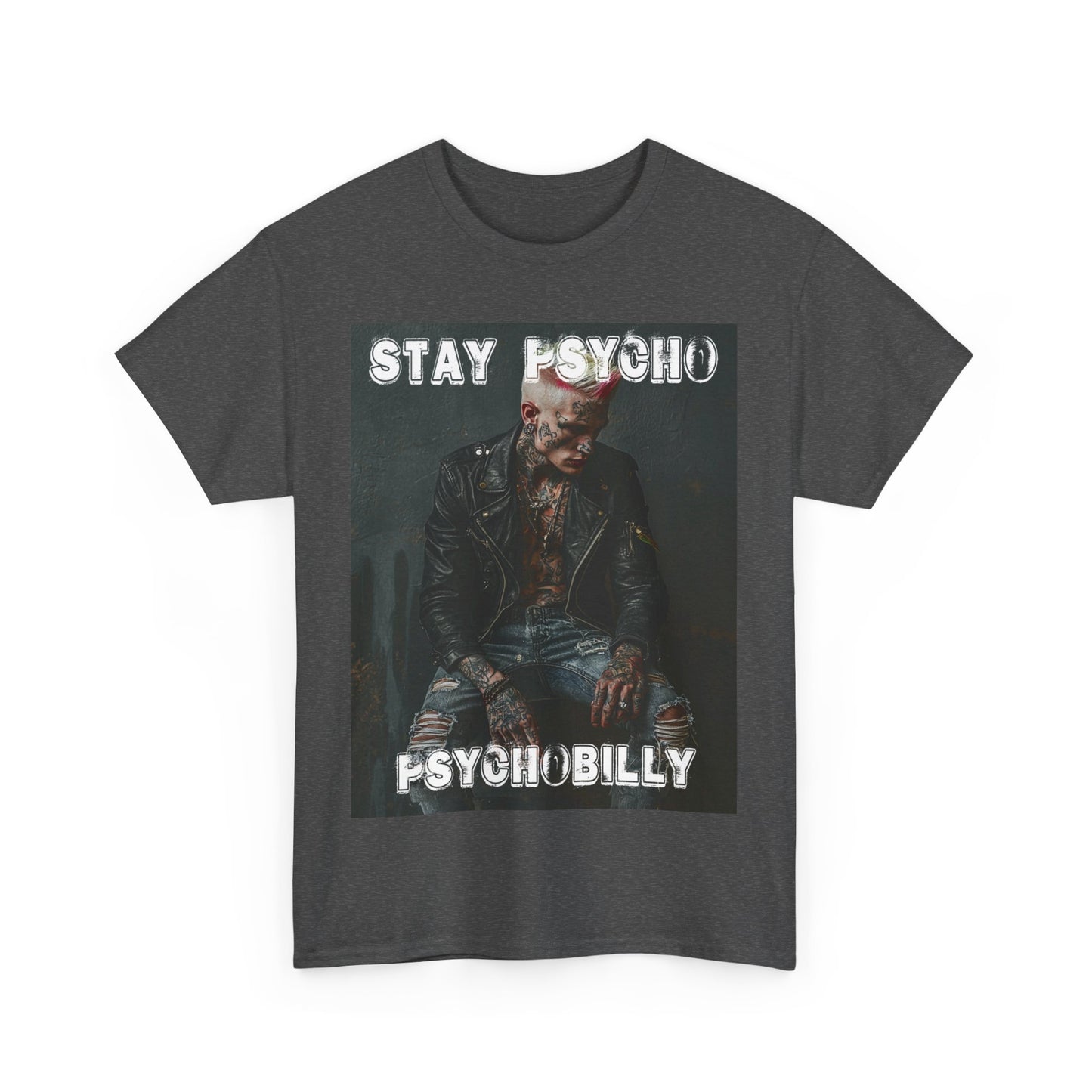 Psycho 1 - Unisex Heavy Cotton Tee - UK
