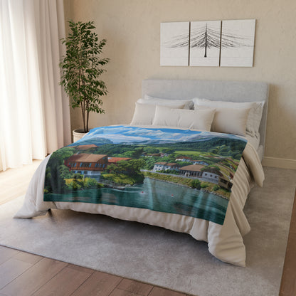 Swiss Beauty #1 Blanket - Soft Polyester Blanket