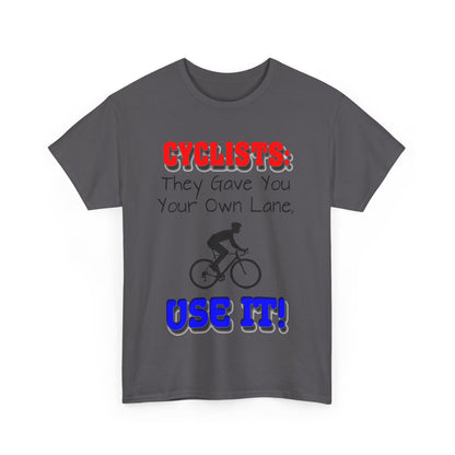 Cyclists 1 - Unisex Heavy Cotton Tee - UK