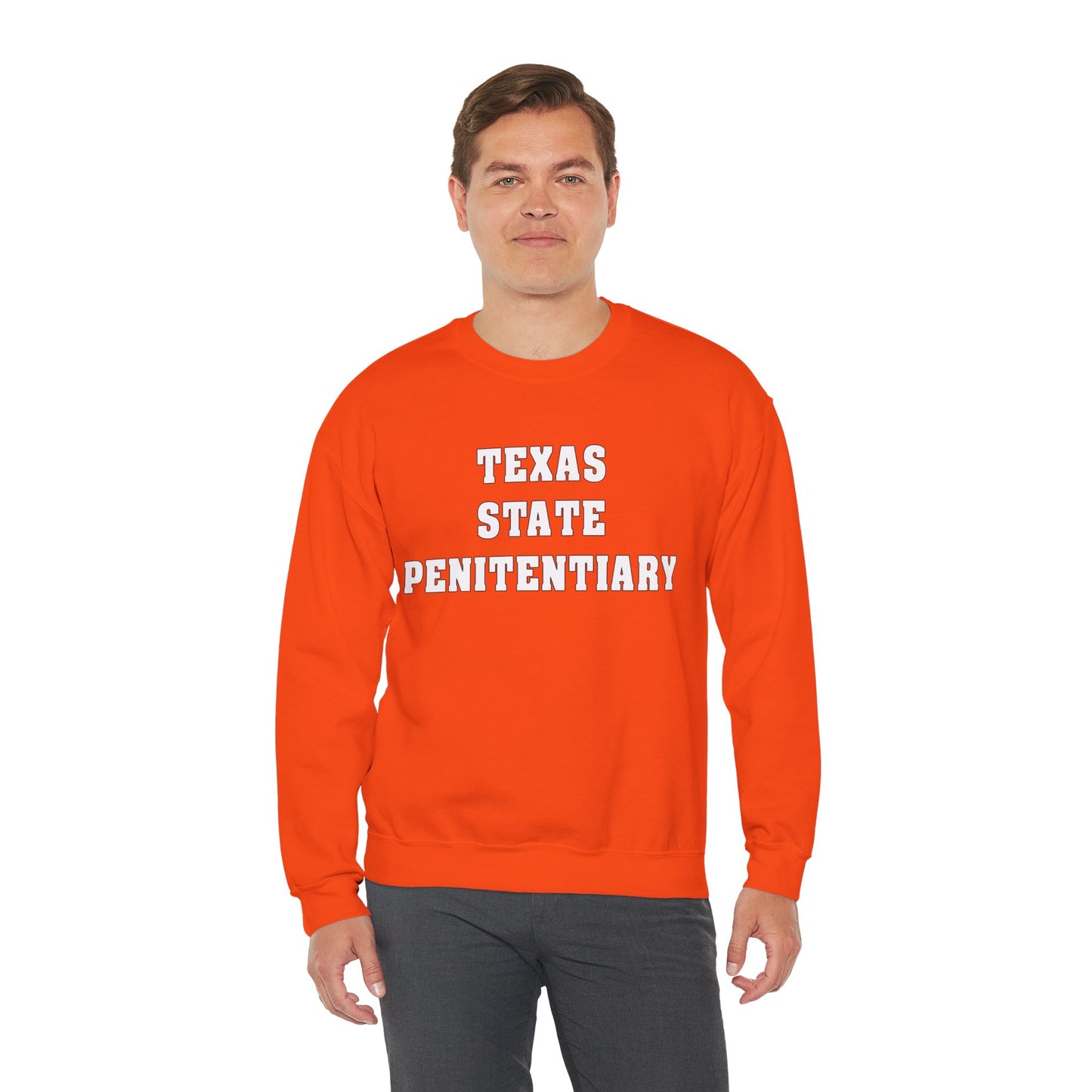 Texas State Pen Unisex Heavy Blend™ Crewneck Sweatshirt UK (All States Available)