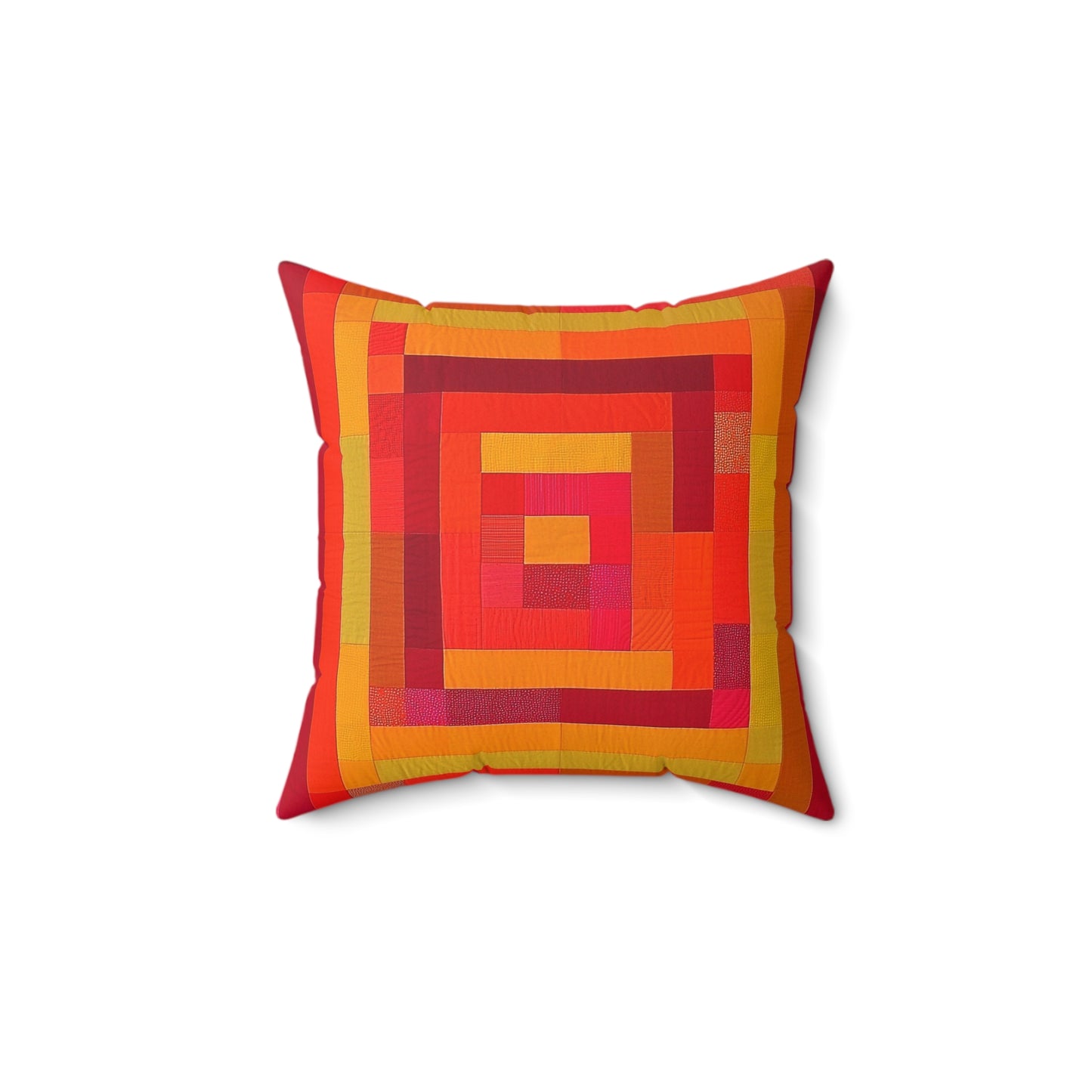 Patchwork 2 - Spun Polyester Square Pillow - USA