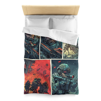 Navy SEALS Comic Book Cover - Microfiber Duvet Cover USA and UK