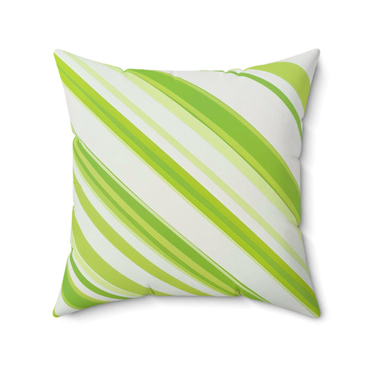Fresh Mint - Spun Polyester Square Pillow - USA