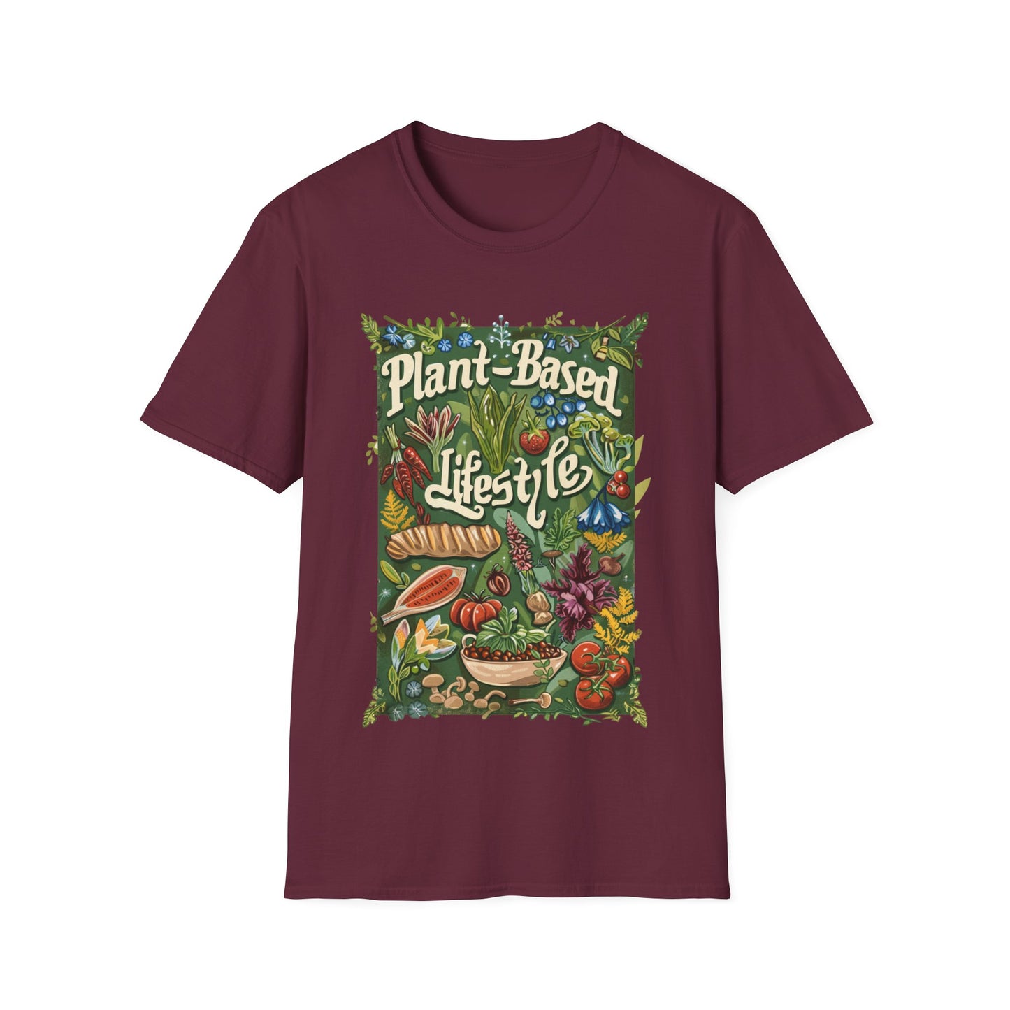 Plant Based Lifestyle #2 - Unisex Softstyle T-Shirt (UK)