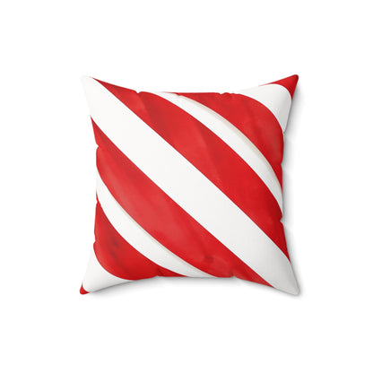 Strawberries and Cream - Spun Polyester Square Pillow - USA