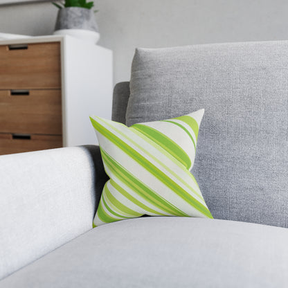 Sweet Apple Stripes - Square Pillow - UK