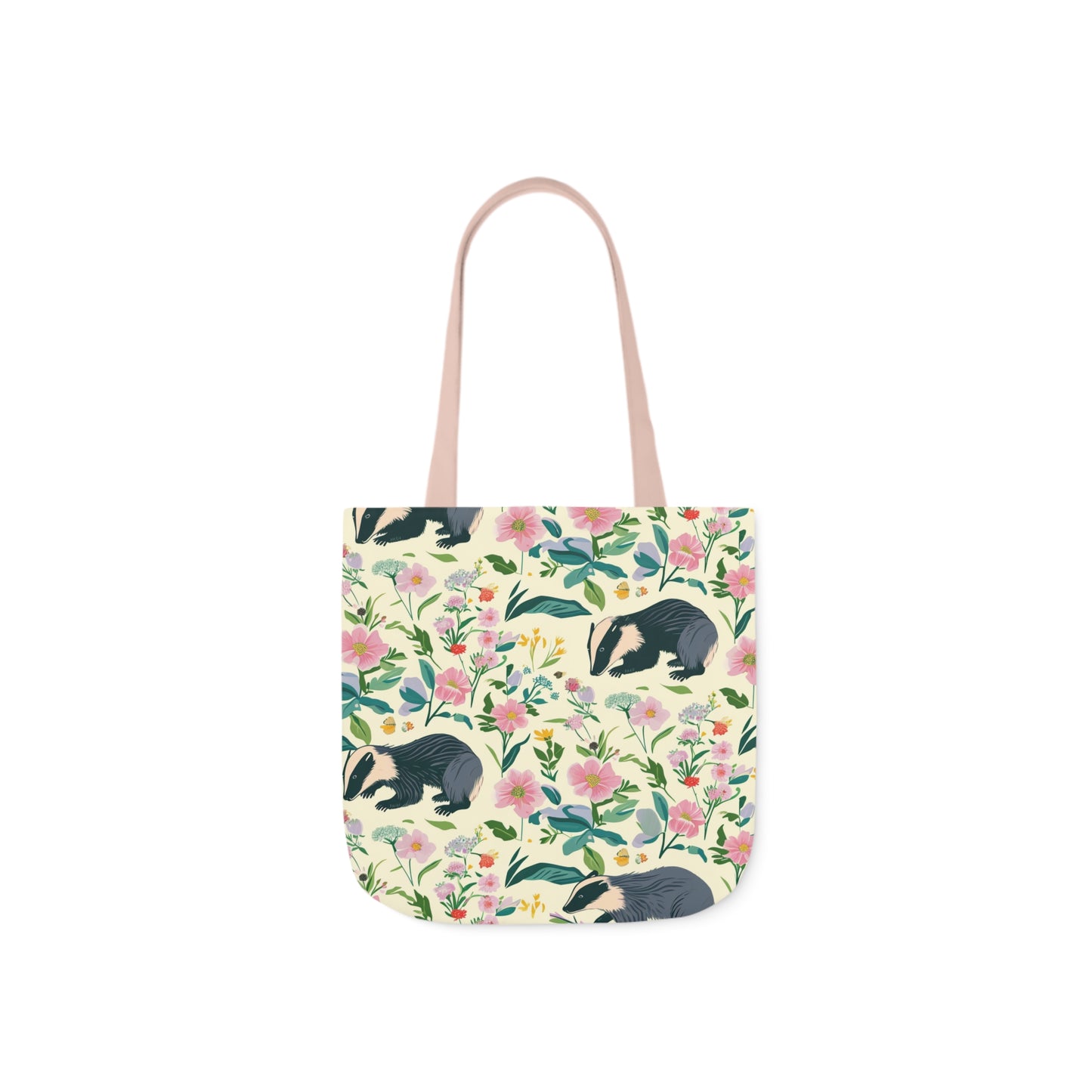 Badger Polyester Canvas Tote Bag (AOP)