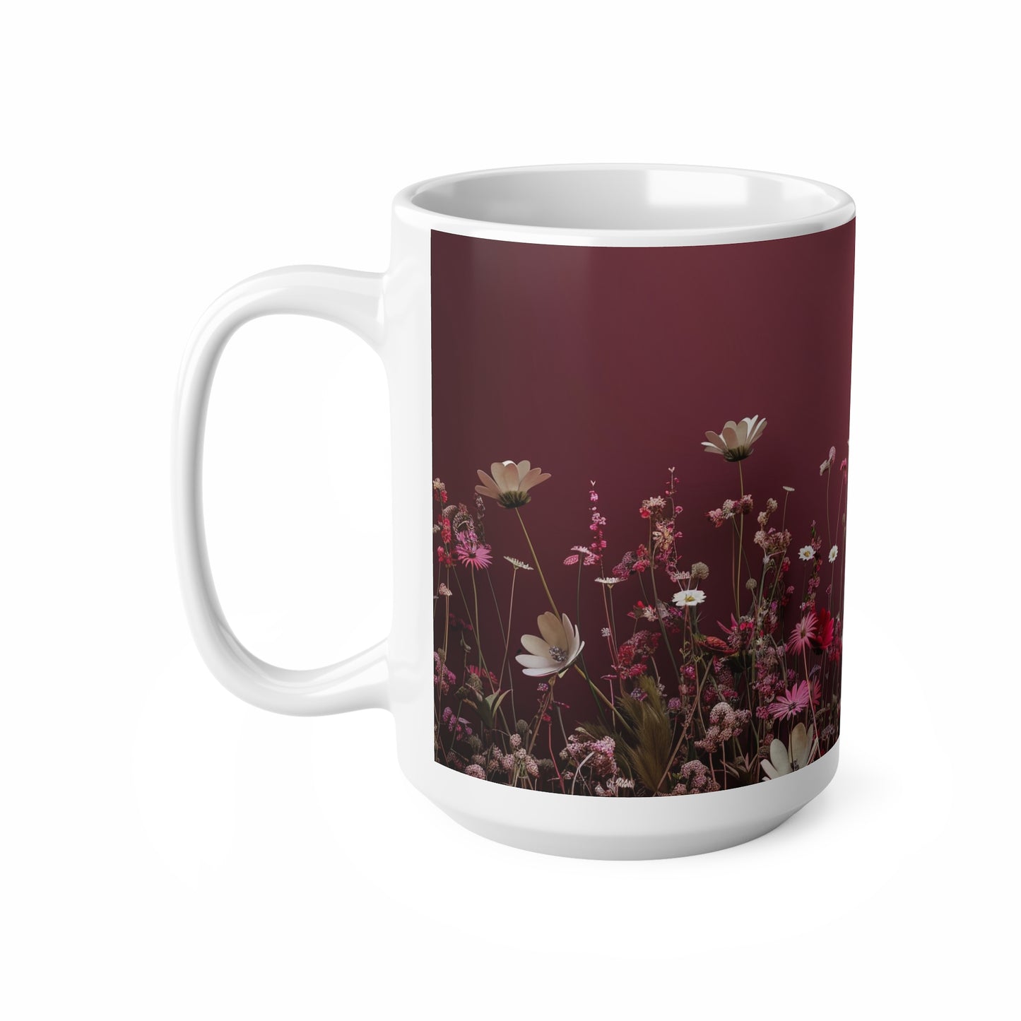 Red Meadow - Ceramic Coffee Cups, 11oz, 15oz - UK