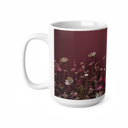 Red Meadow - Ceramic Coffee Cups, 11oz, 15oz - UK