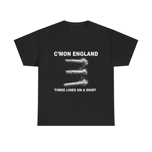 Three Lines - Heavy Cotton Tee - UK