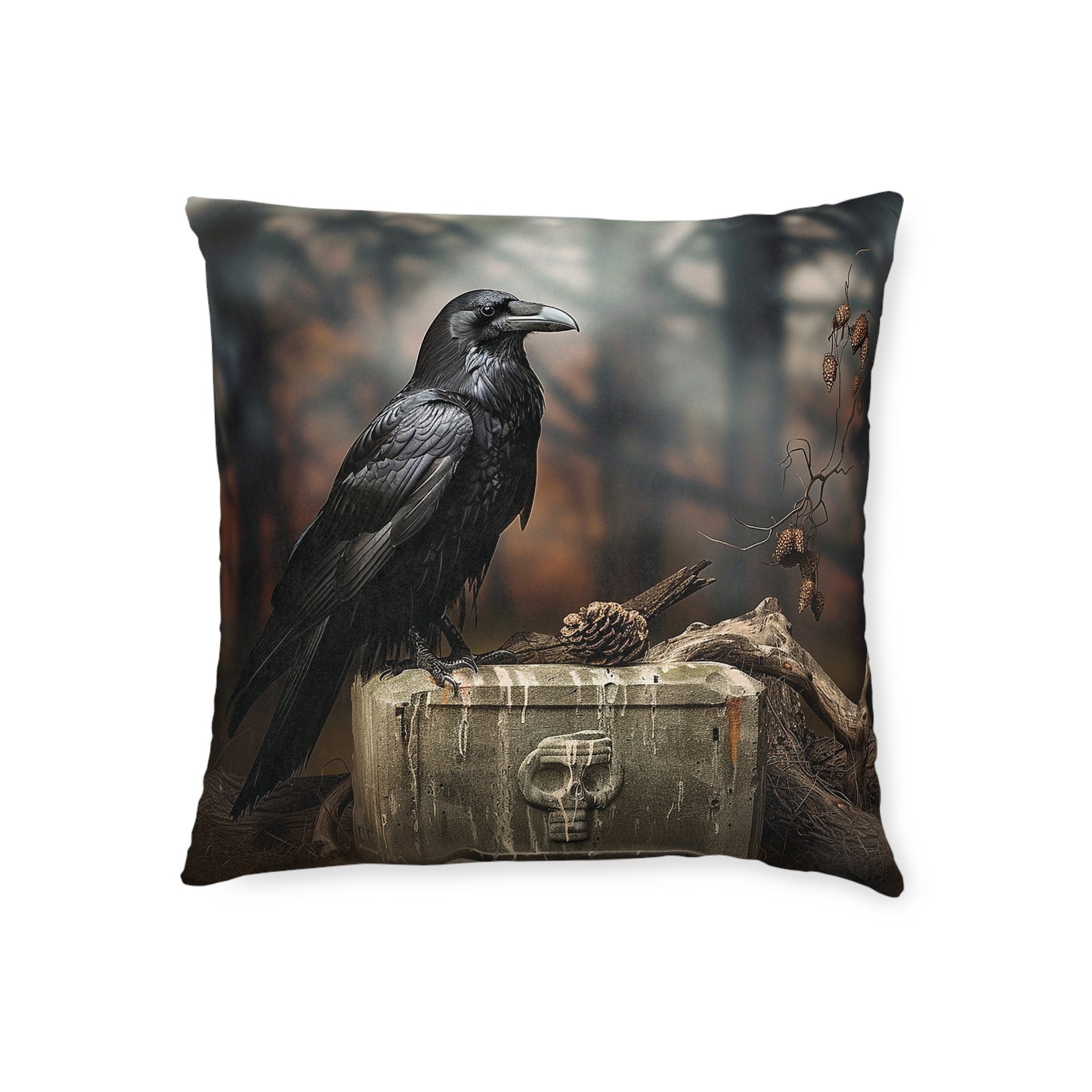 Crows 2 - Square Pillow - UK