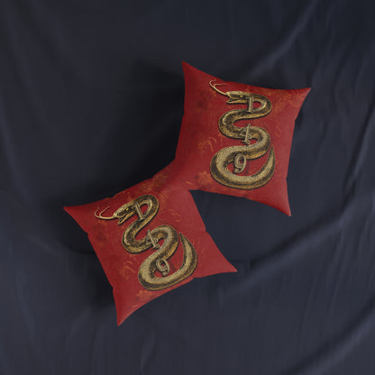 Chinese Year of The Snake - Square Pillow UK