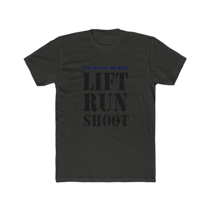 US Navy Seals Lift Run Shoot Unisex Cotton Crew Tee USA