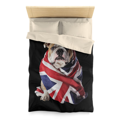 British Bulldog - Microfiber Duvet Cover USA and UK