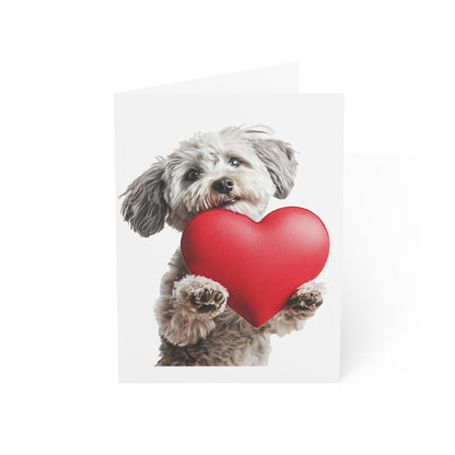 Cute Little Dog Greeting Cards (1, 10, 30, 50pcs) - USA