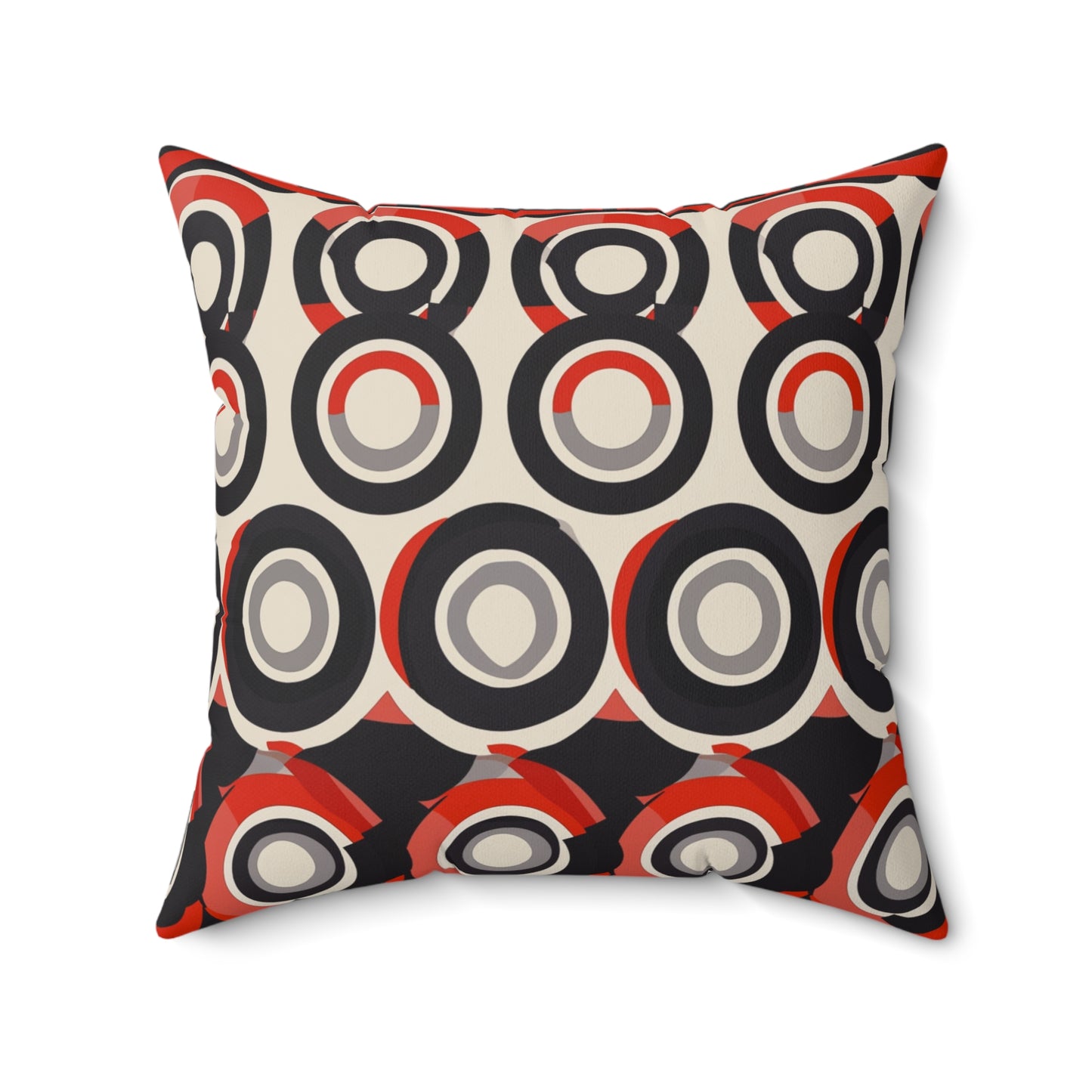 1960's America #3 Spun Polyester Square Pillow - USA